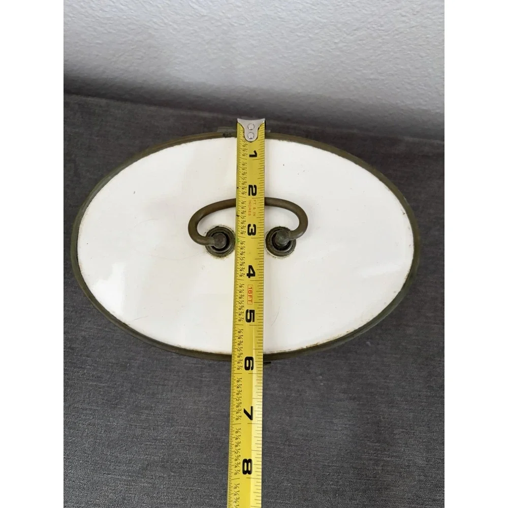 Rare Antique White Porcelain Ceramic Round Hinged Storage Box 8